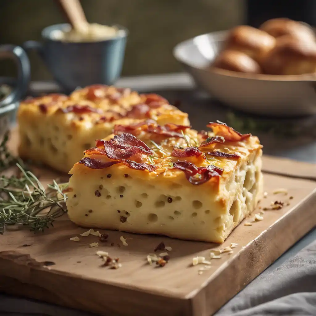 Cheese and Bacon Focaccia