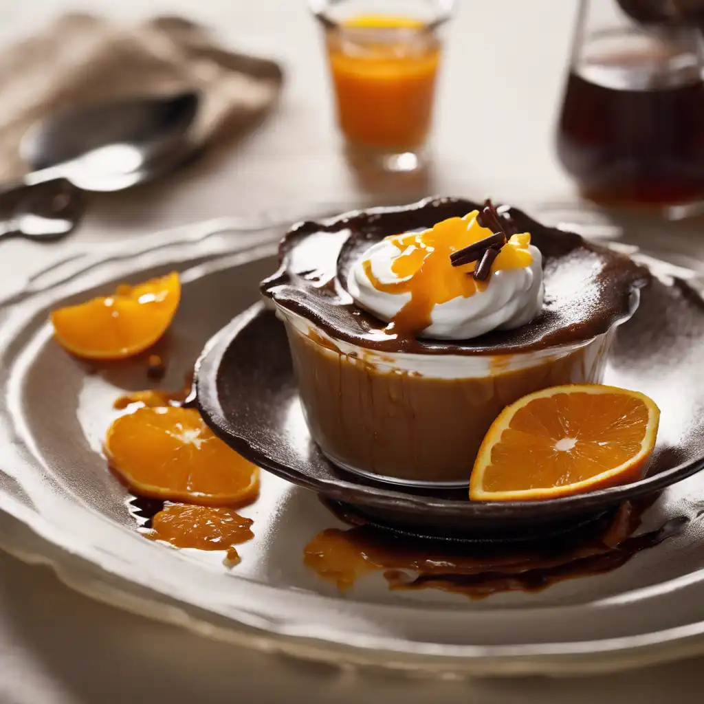 Maria Mole Pudding with Orange Syrup