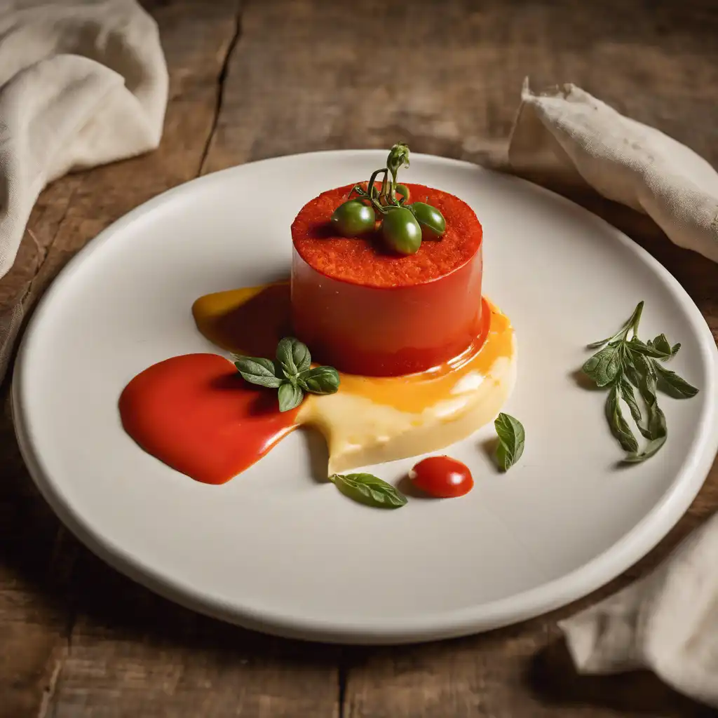 Tomato and Cheese Bavarois