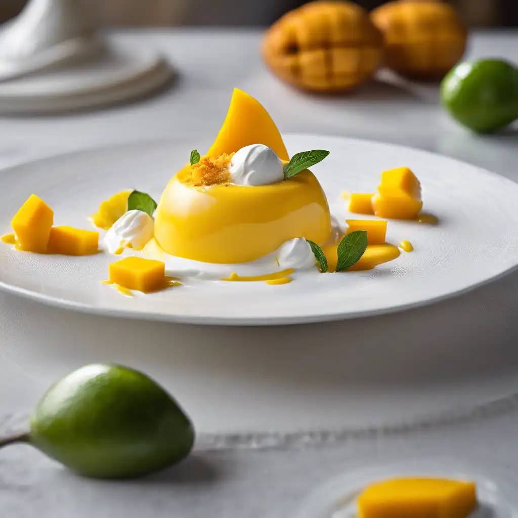 Mango Mousse with Yogurt