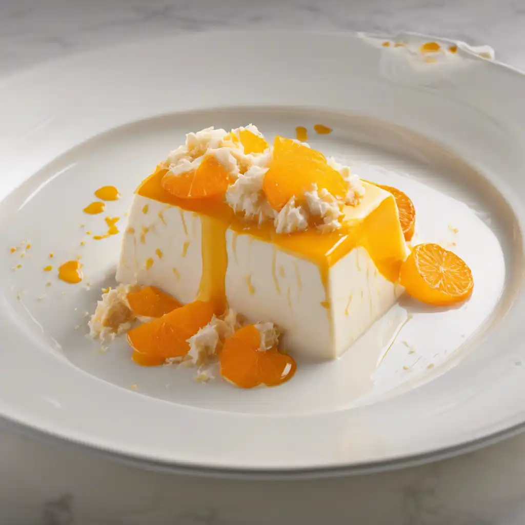 Coconut Semifreddo with Orange Syrup