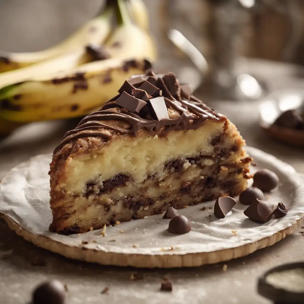 Banana Cake with Chocolate