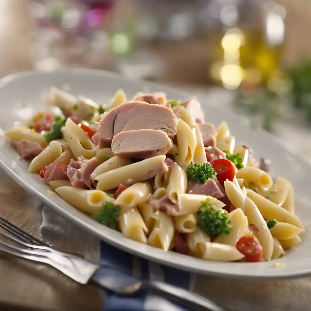 Penne Pasta Salad with Tender or Pork Loin