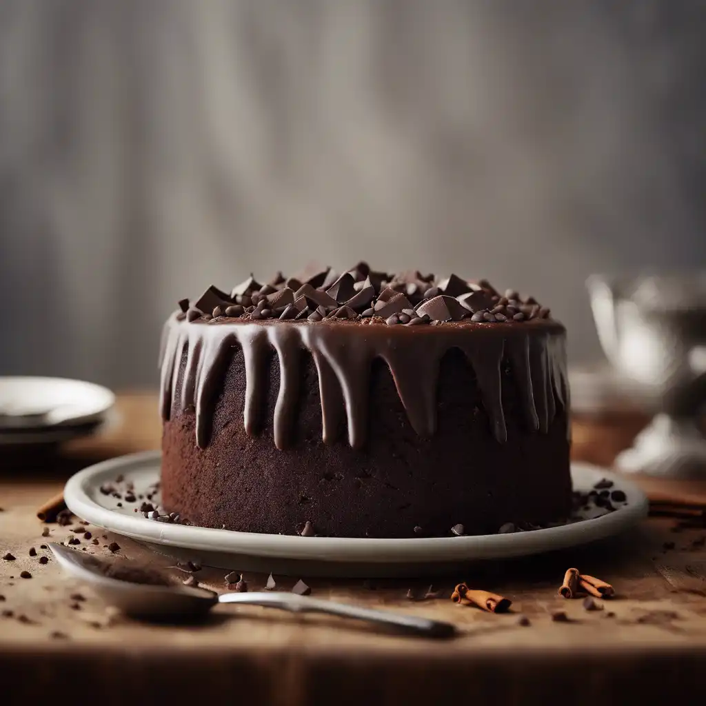 Foto de Bolo de chocolate e canela