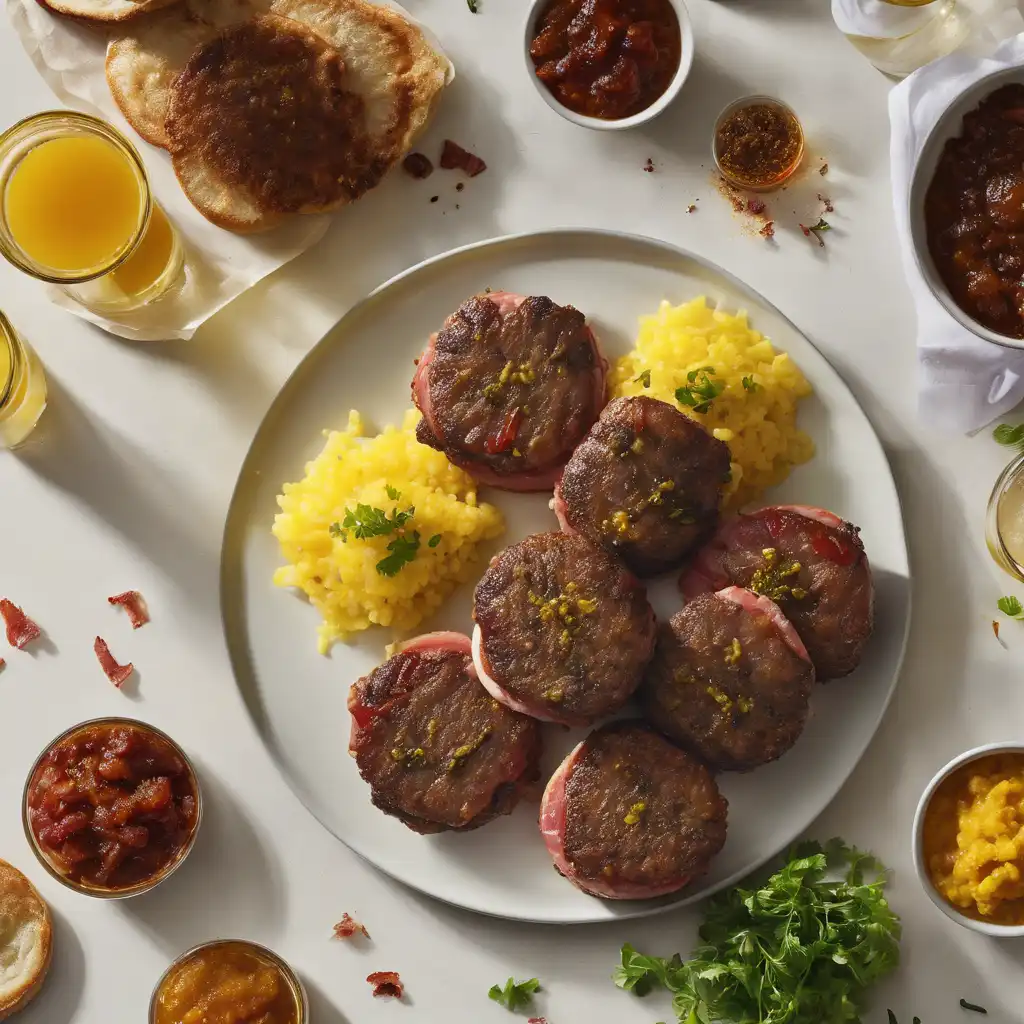 Mignon Beef Burgers with Onion Chutney