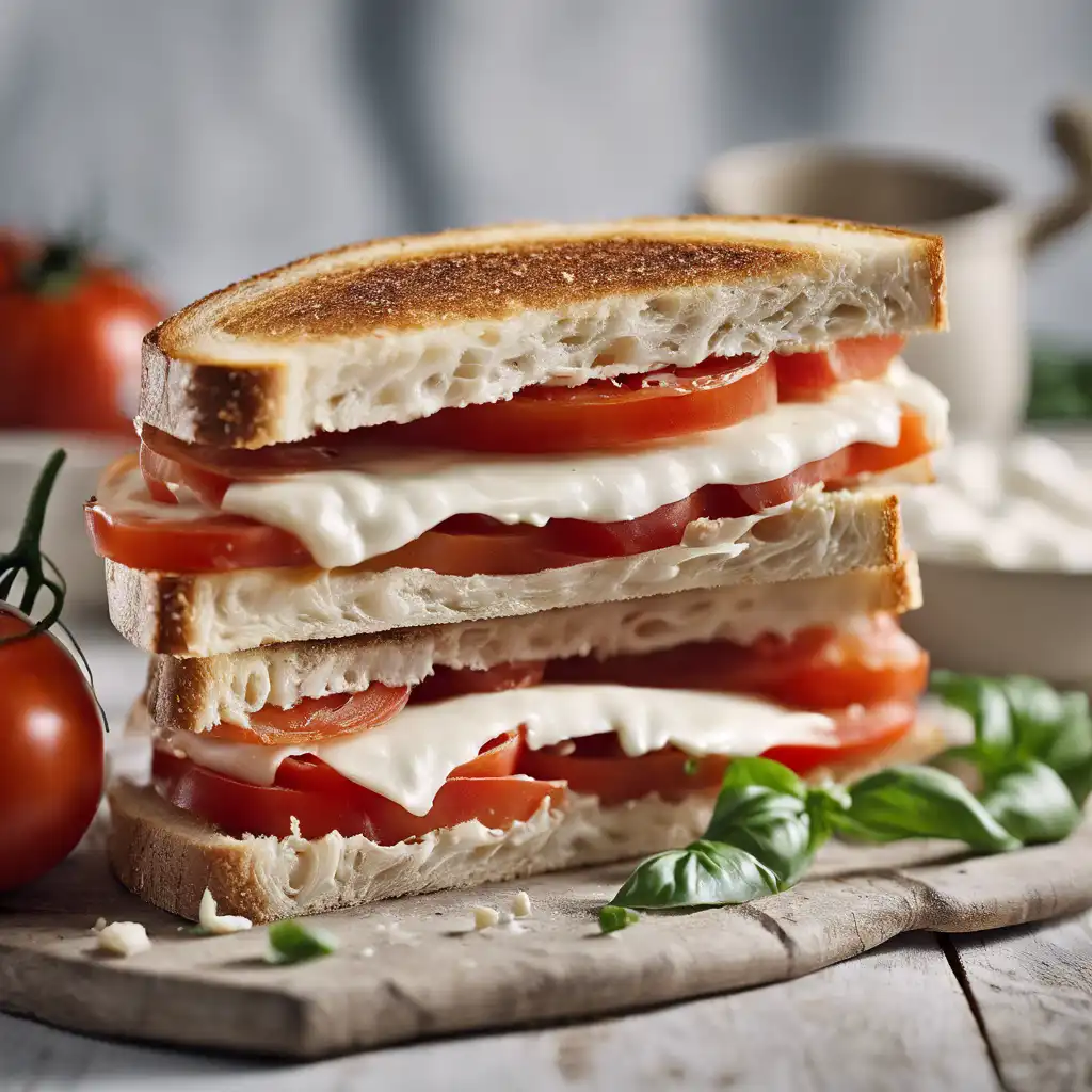 Tomato and Mozzarella Sandwich