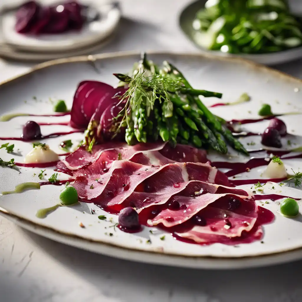 Grilled Carpaccio with Vegetables