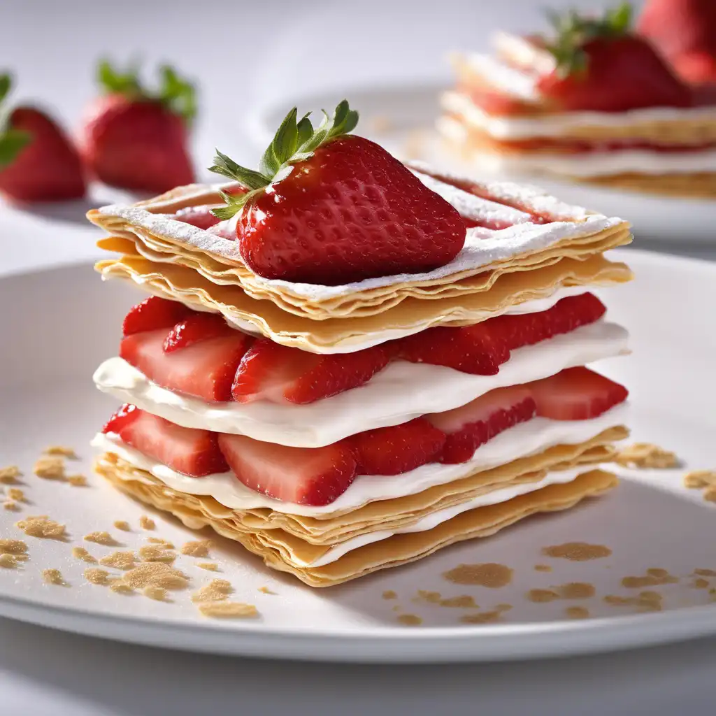 Strawberry Cream Mille-Feuille