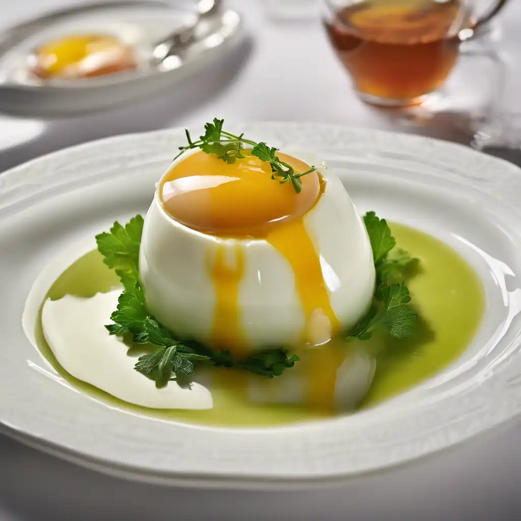 Egg in Aspic with Remoulade Sauce