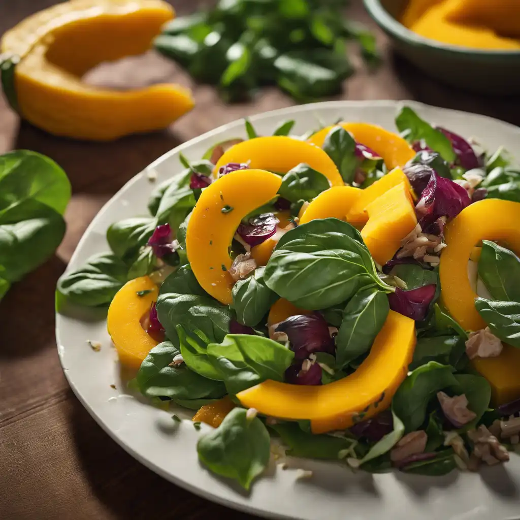 Sweet Basil and Squash Salad