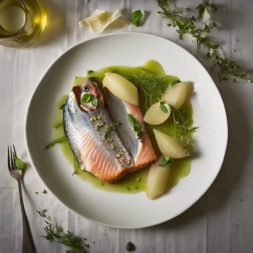 Trout with Pear