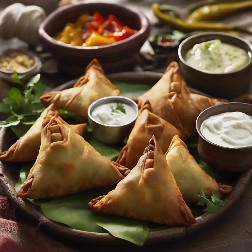 Foto de Sanduíche indiano vegetariano