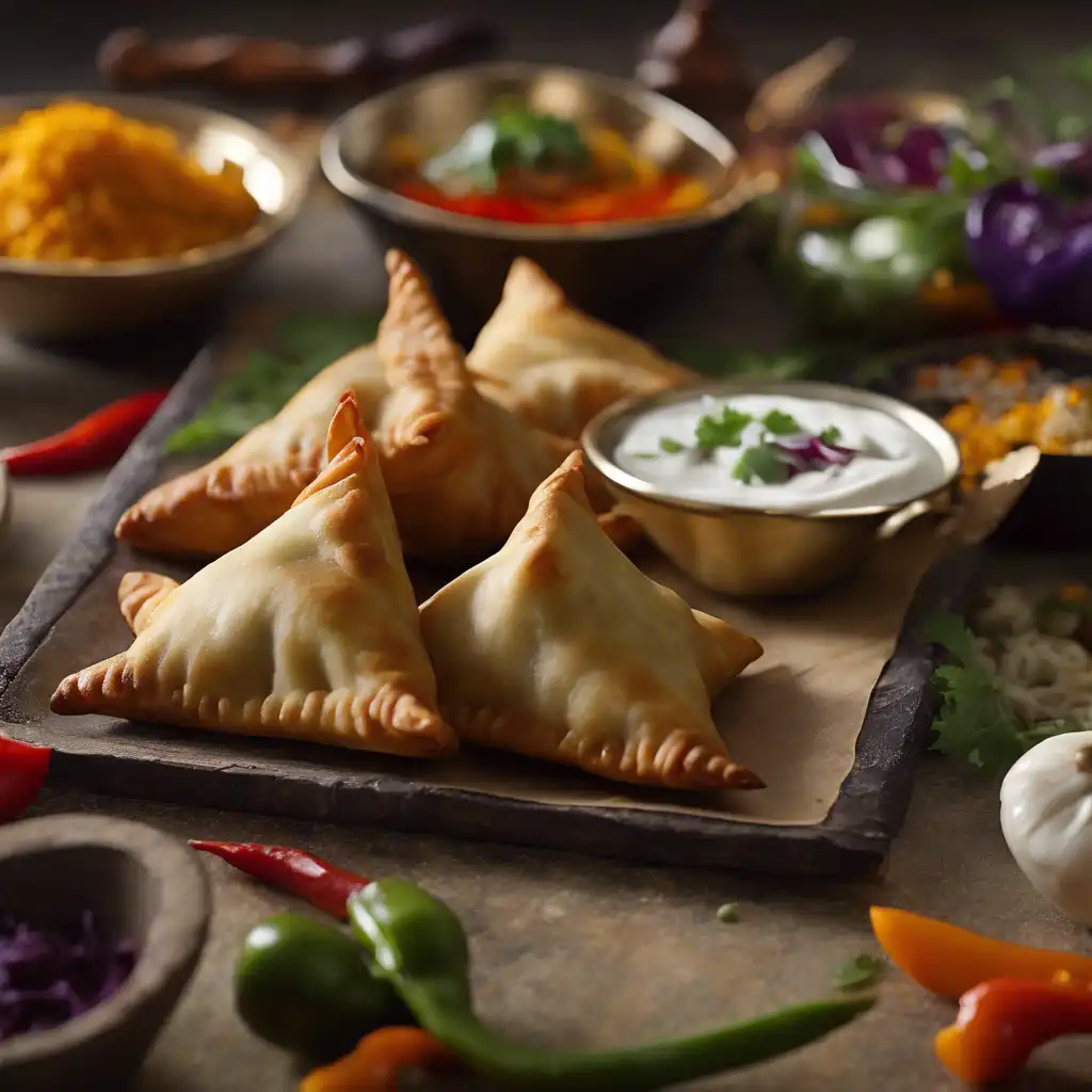 Indian-Style Vegetarian Samosas