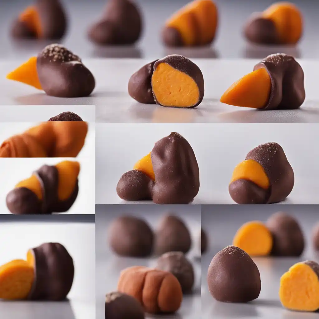 Sweet Potato Marzipan Morsels