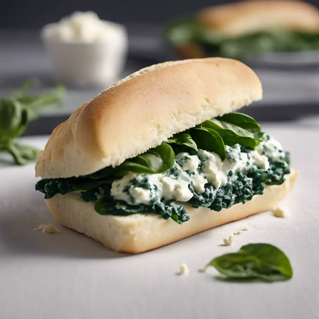 Ricotta Spinach Sandwich