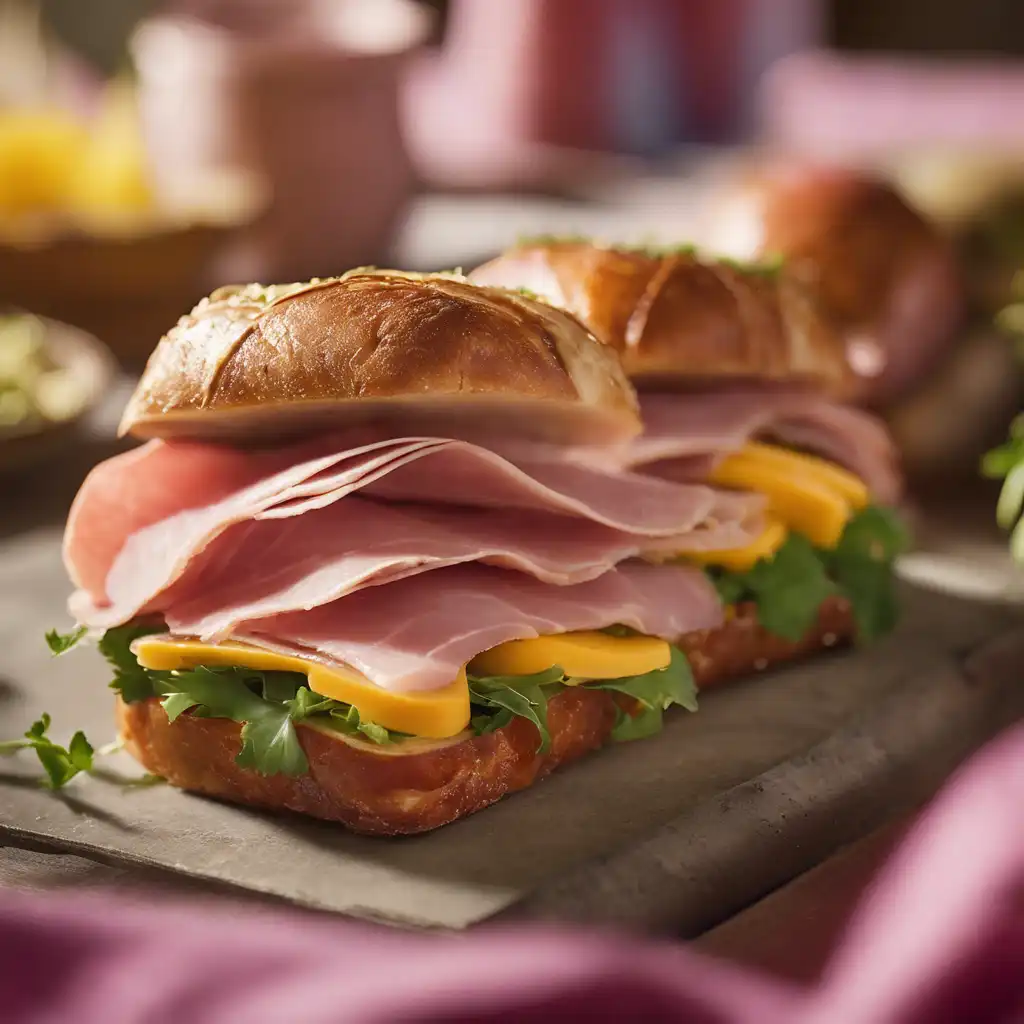 Peruvian-Style Ham and Catupiry Sandwiches