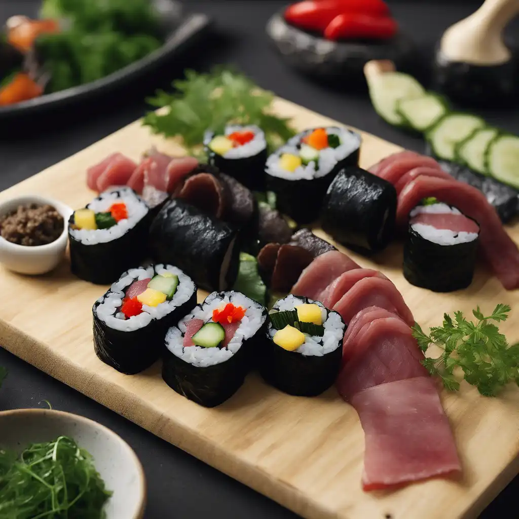 Black Pudding Sushi