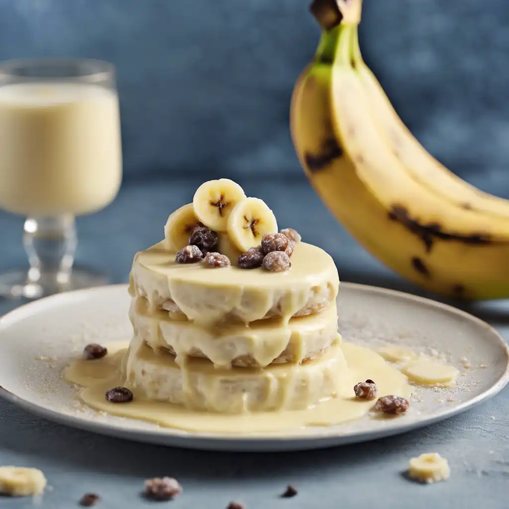 Banana Cream with Mashed Bananas