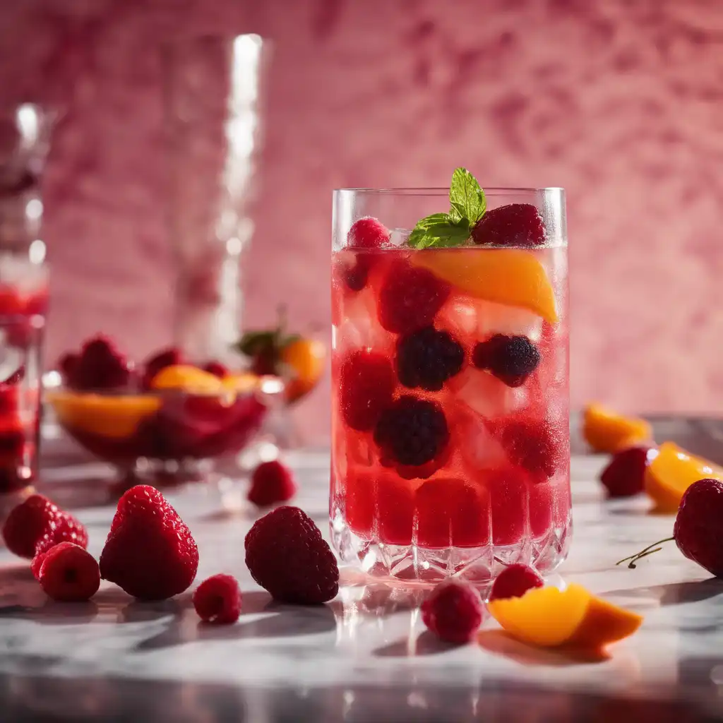 Red Fruit Spritzer with Vodka