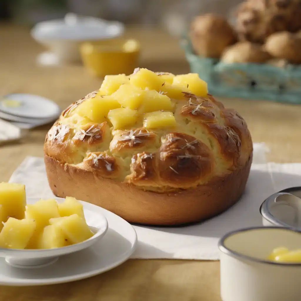 Sweet Bread with Pineapple Rind