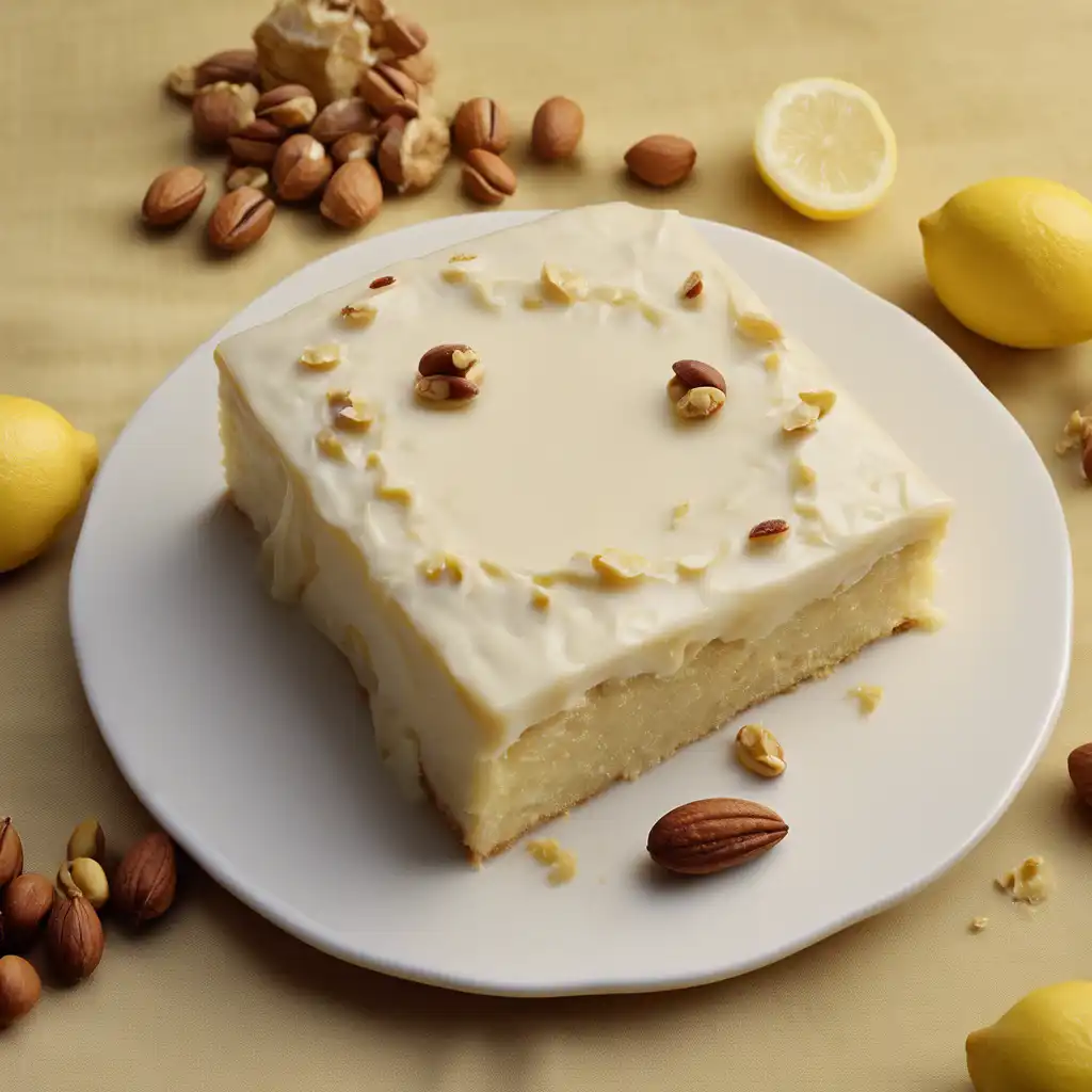 Cream of Milk Cake with Nuts