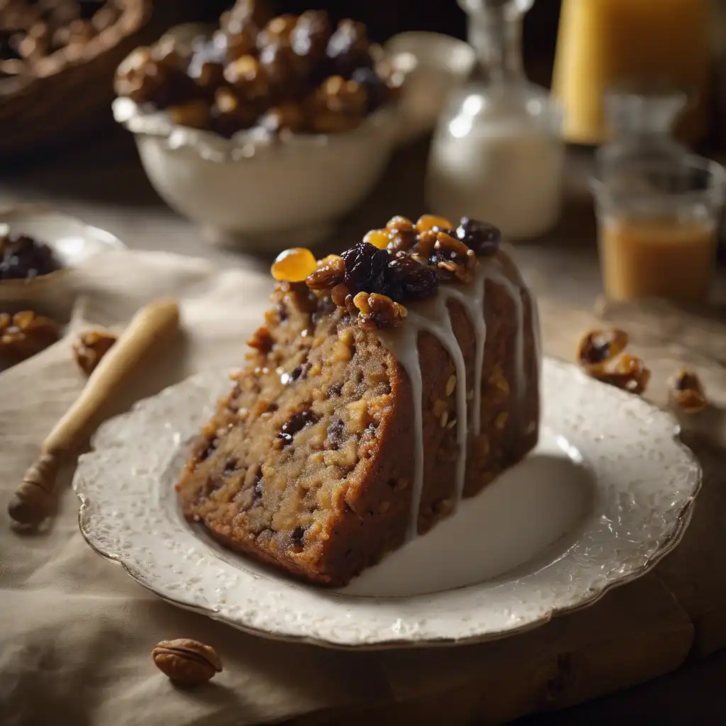 Walnut and Raisin Cake