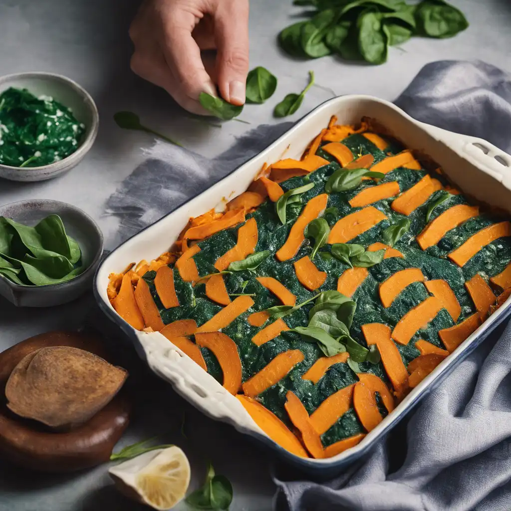 Sweet Potato and Spinach Frittada