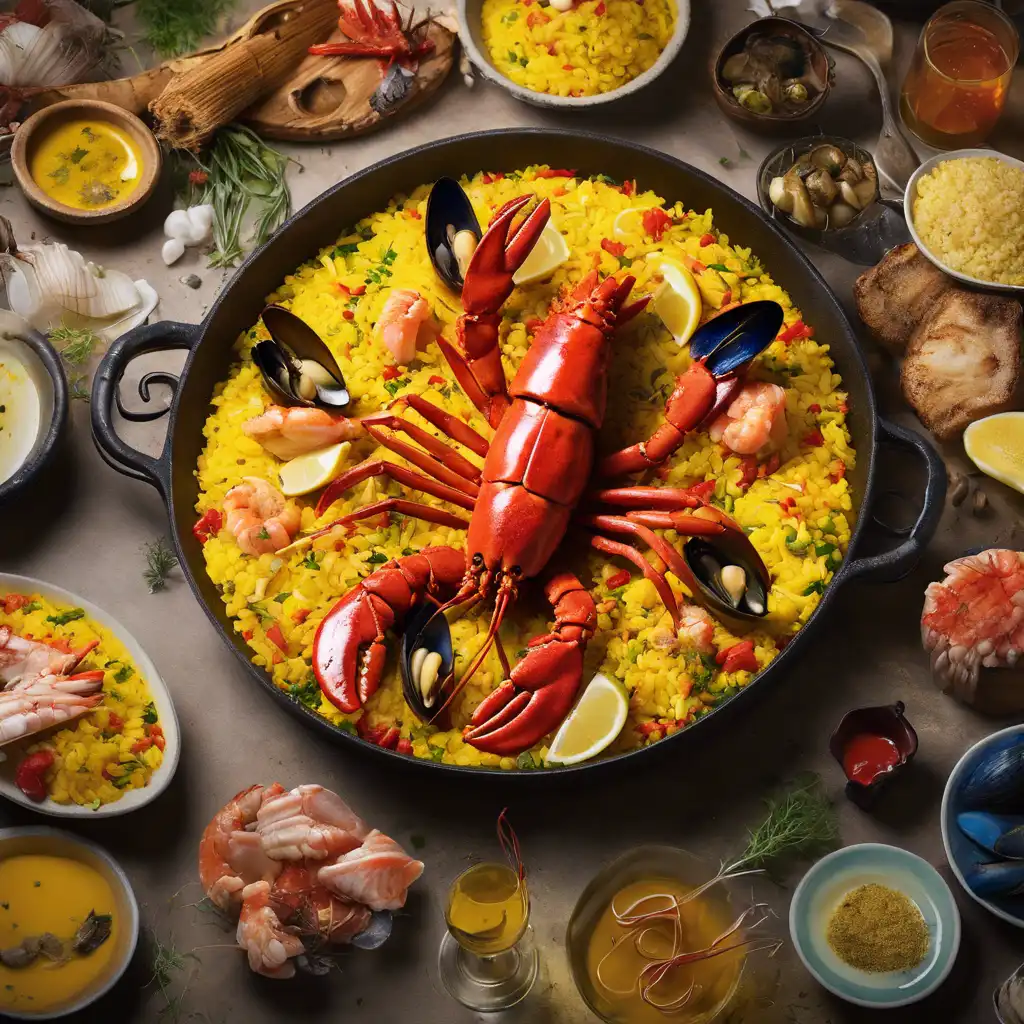 Lobster Paella