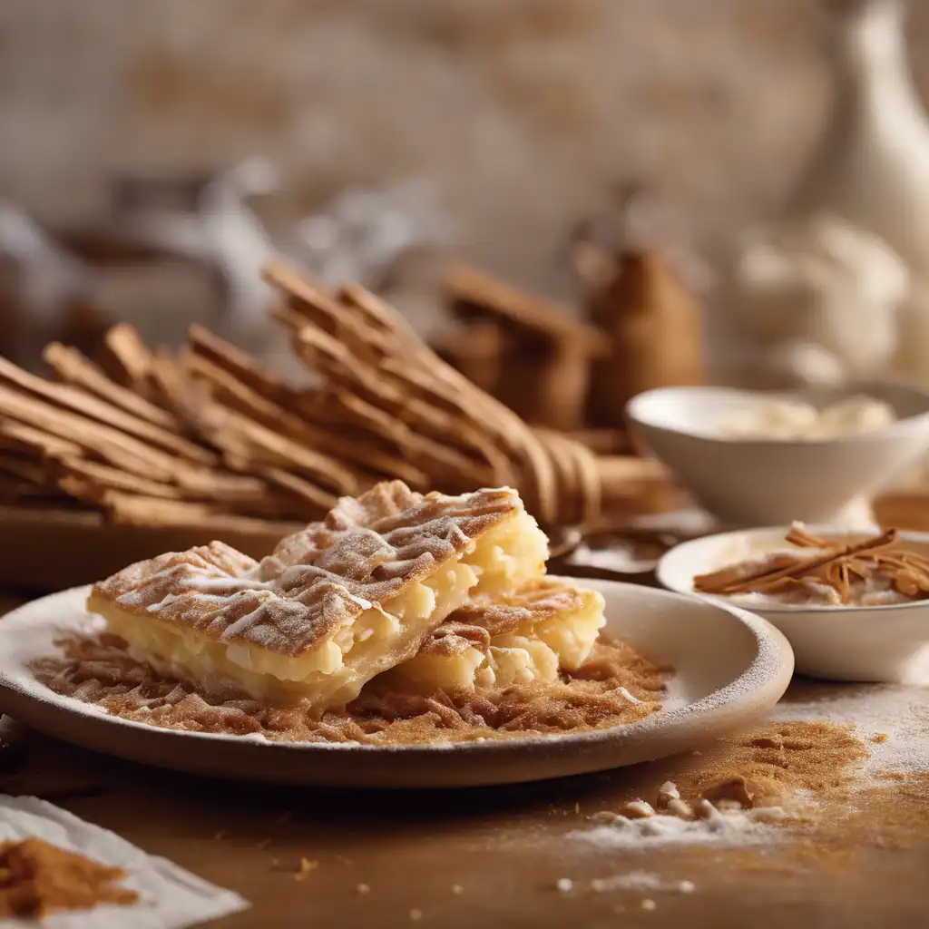 Shredded Pastry with Milk and Cinnamon