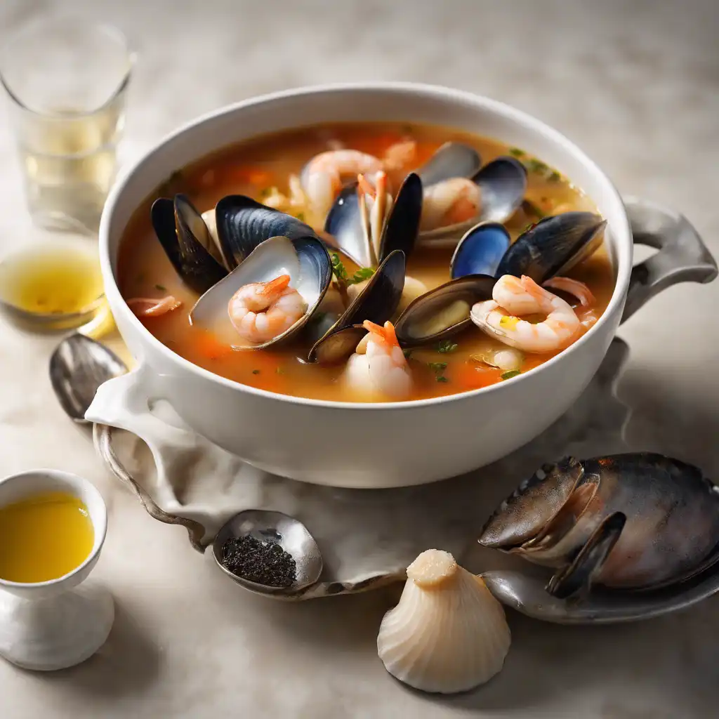 Seafood and Wine Soup