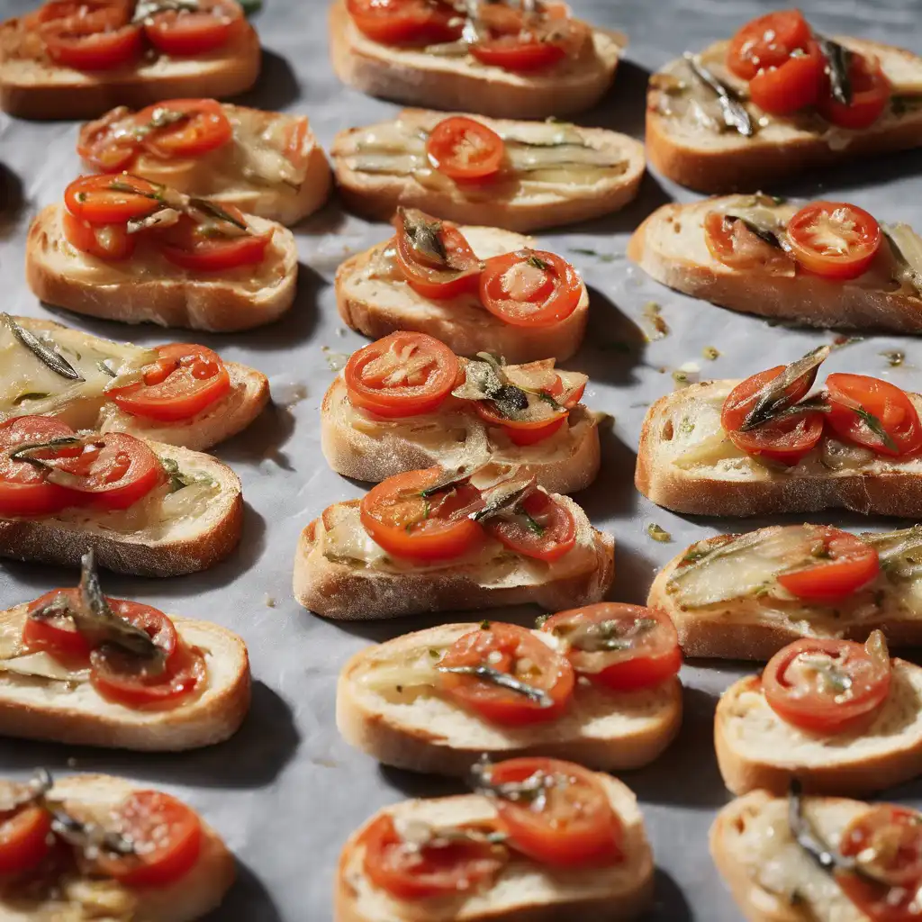 Foto de Anchovy and Tomato Toasties