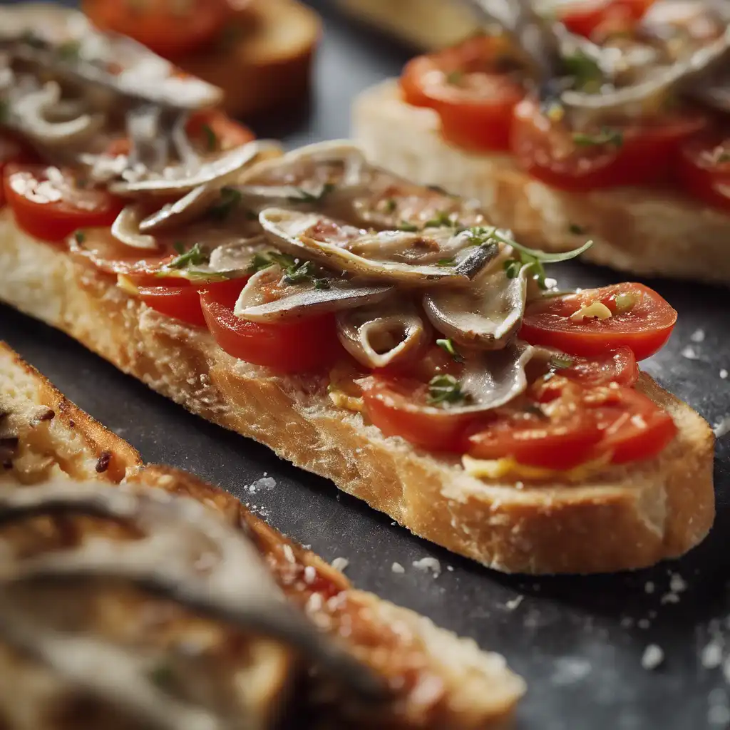 Anchovy and Tomato Toasties