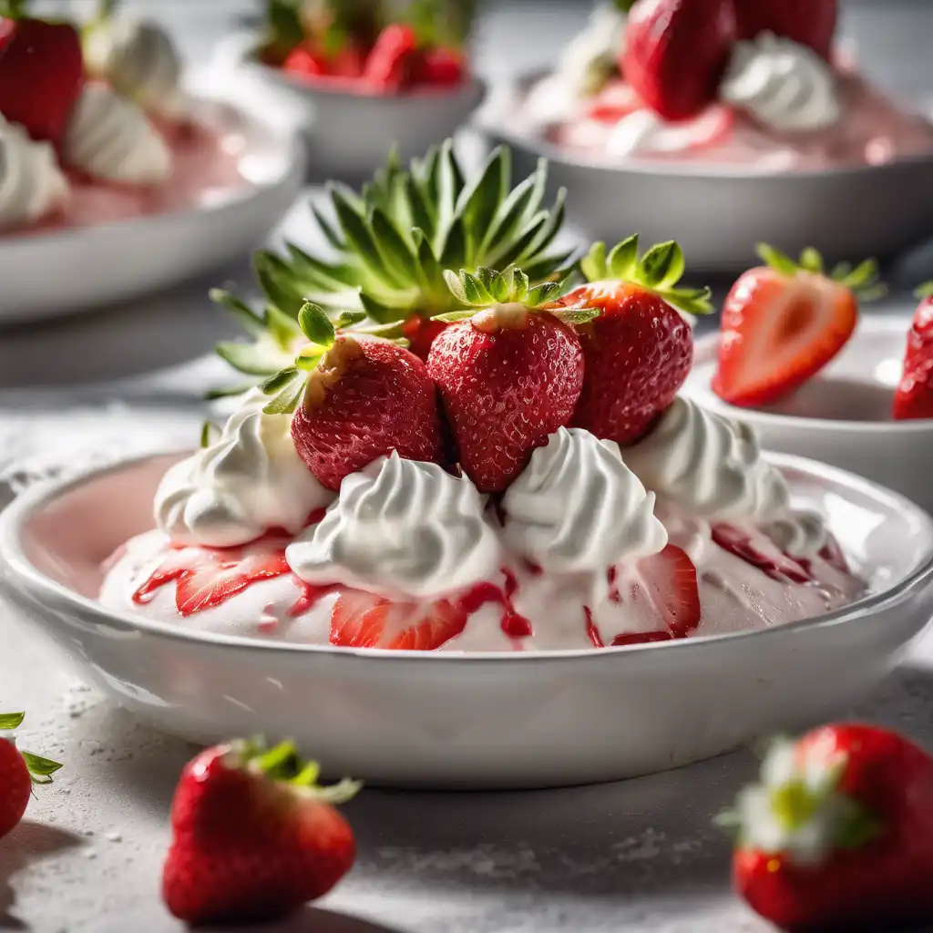 Strawberry with Whipped Cream