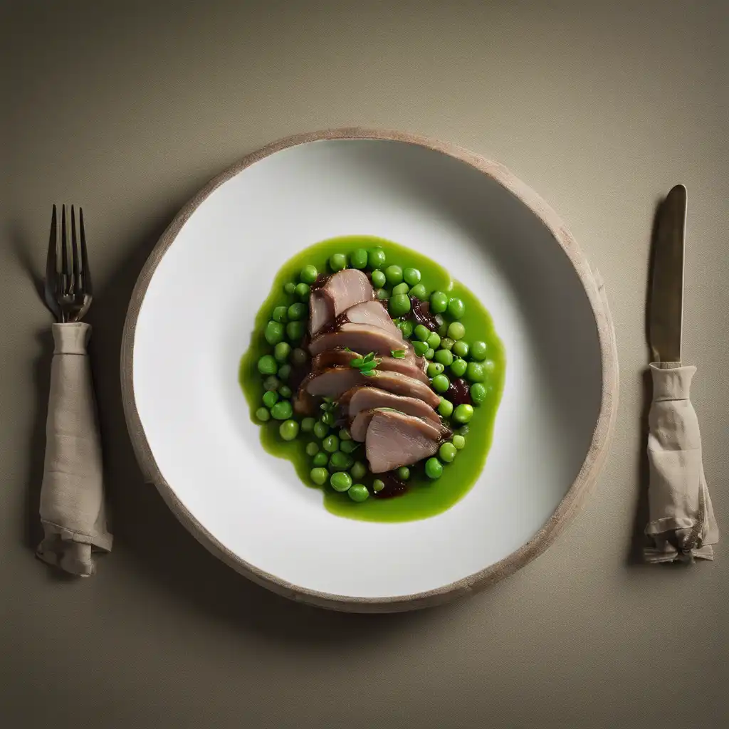 Duck with Peas