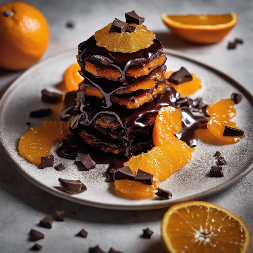 Orange Chocolate Fritters