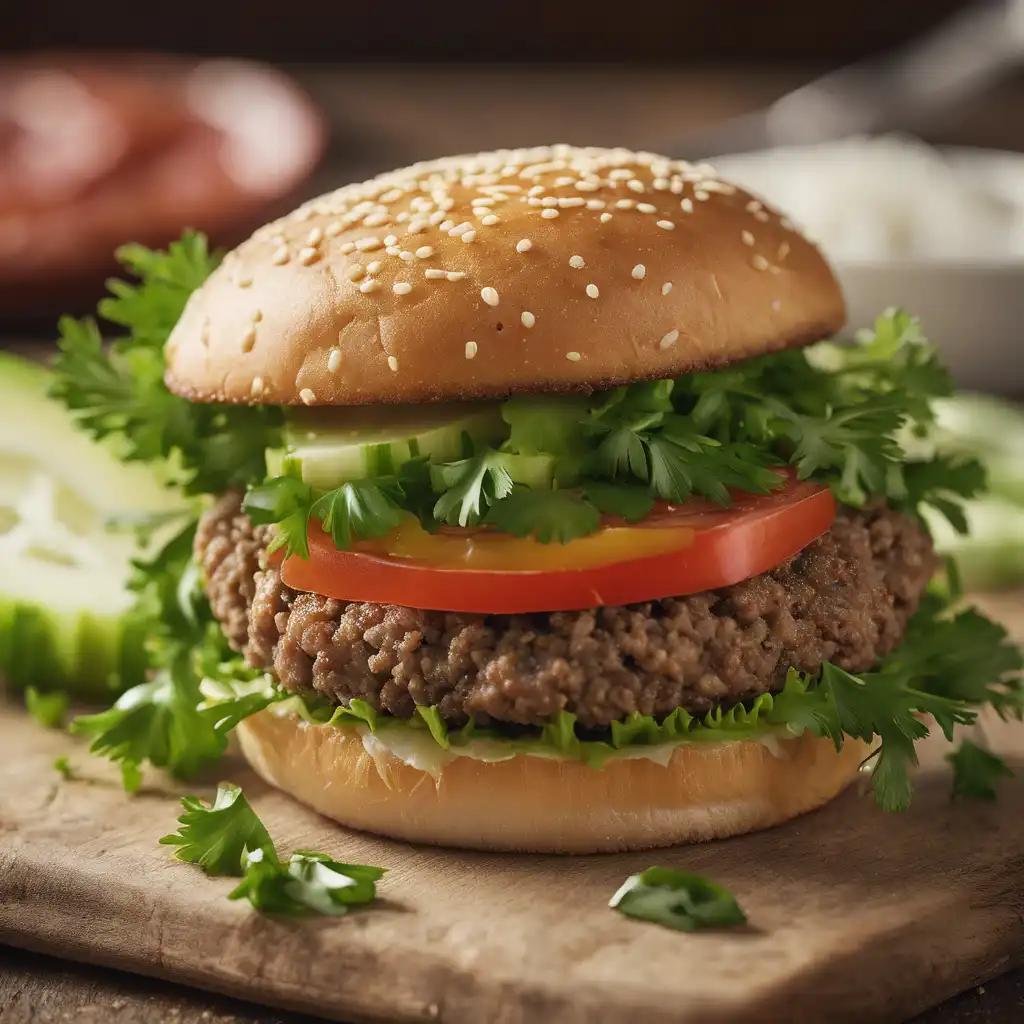 Breaded Oven Burger