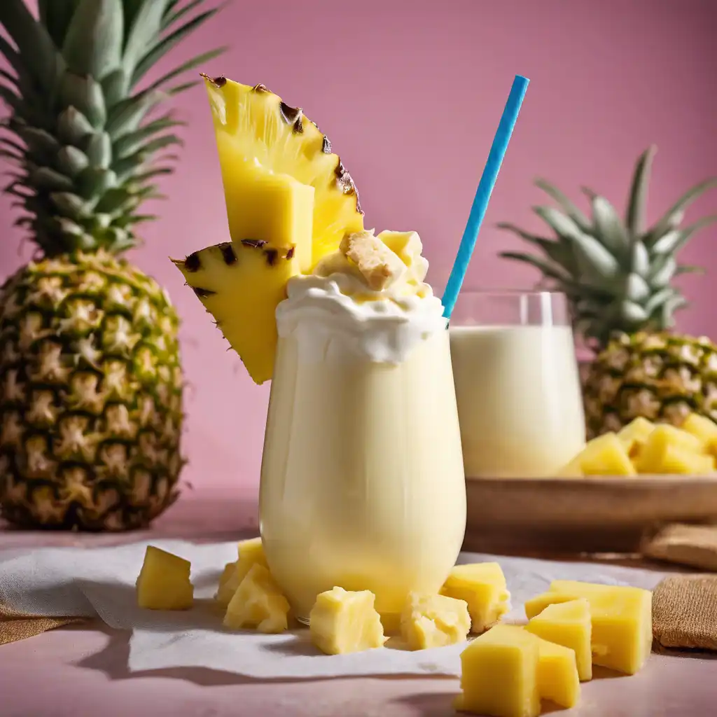 Creamy Pineapple Milkshake