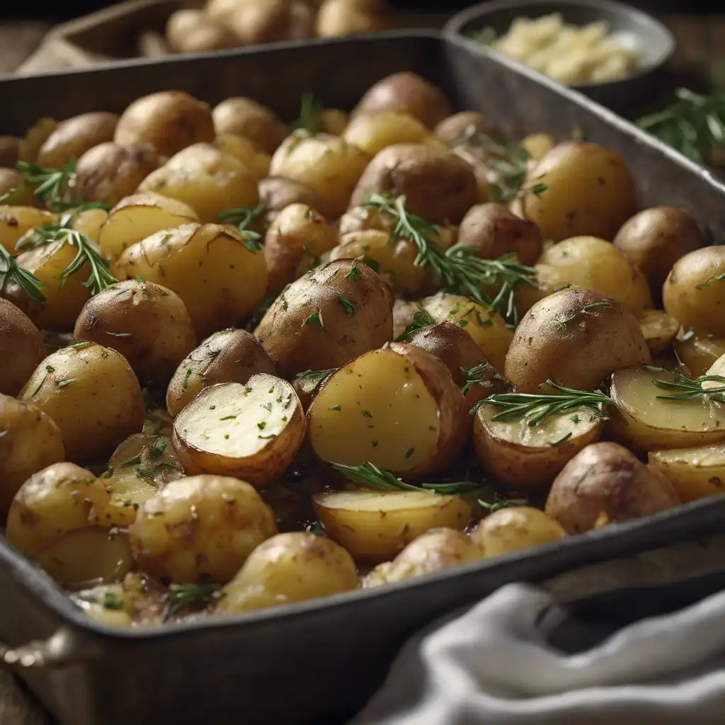 Roasted Potatoes with Garlic