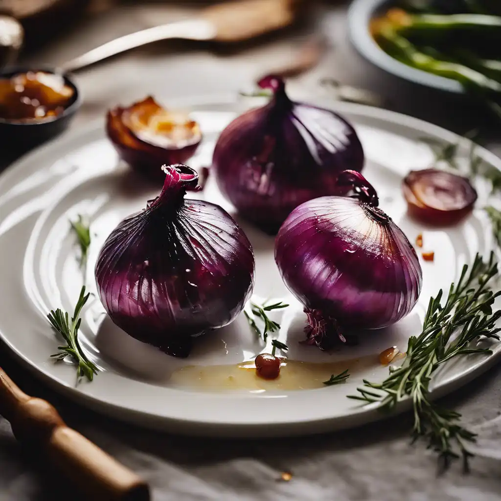 Roasted Red Onions