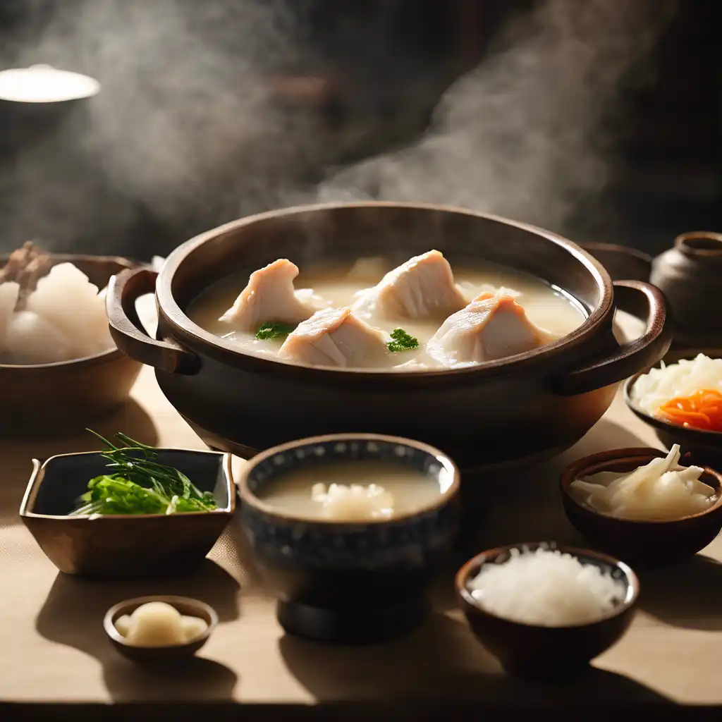 Korean Chicken Ginseng Soup (Samgyetang)