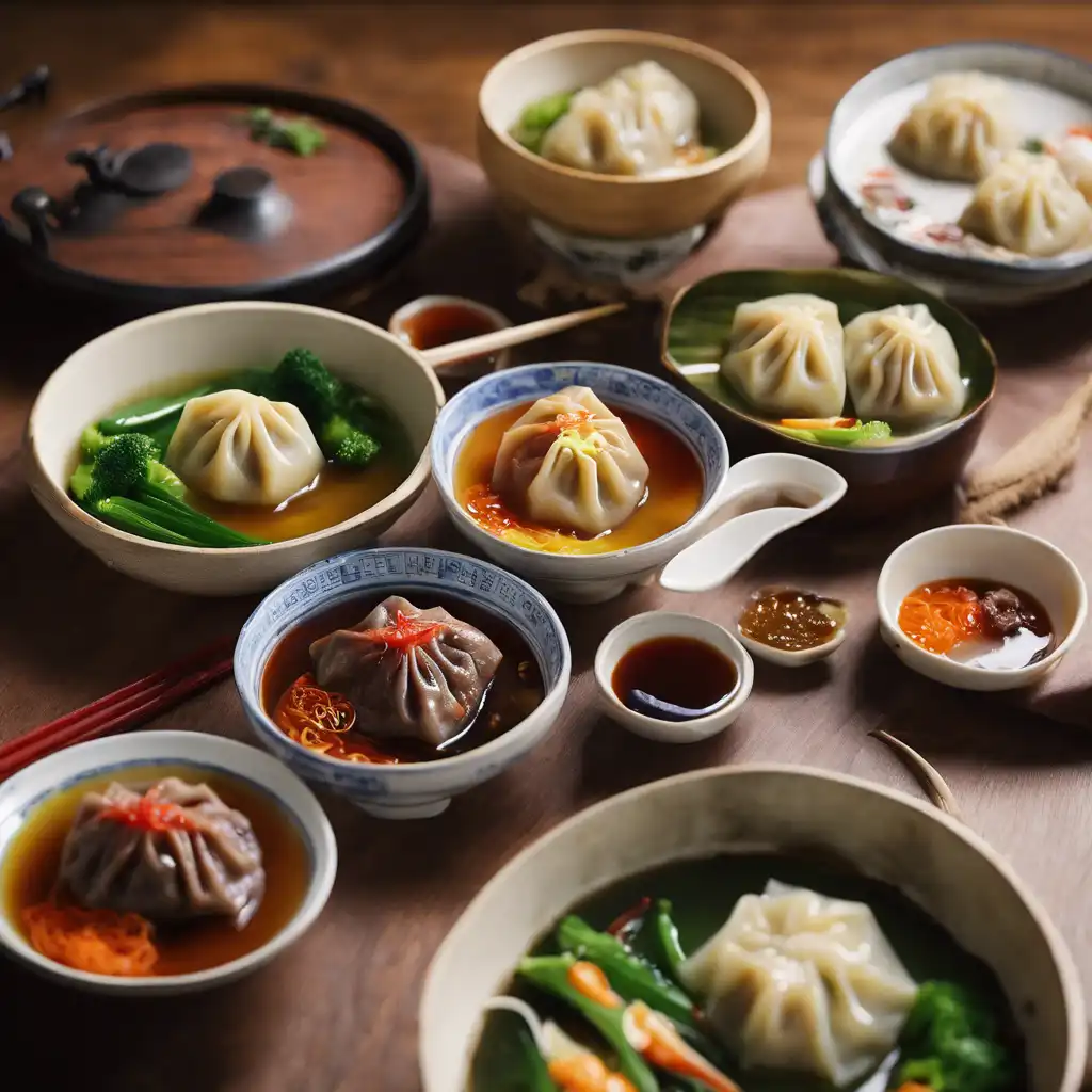 Manduguk (Beef and Vegetable Dumplings)