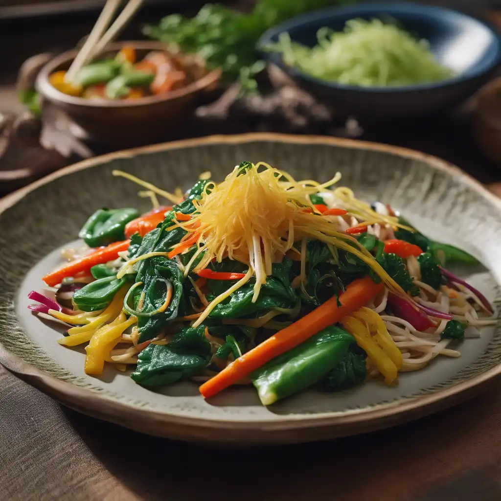 Namul (Stir-Fried Vegetables)