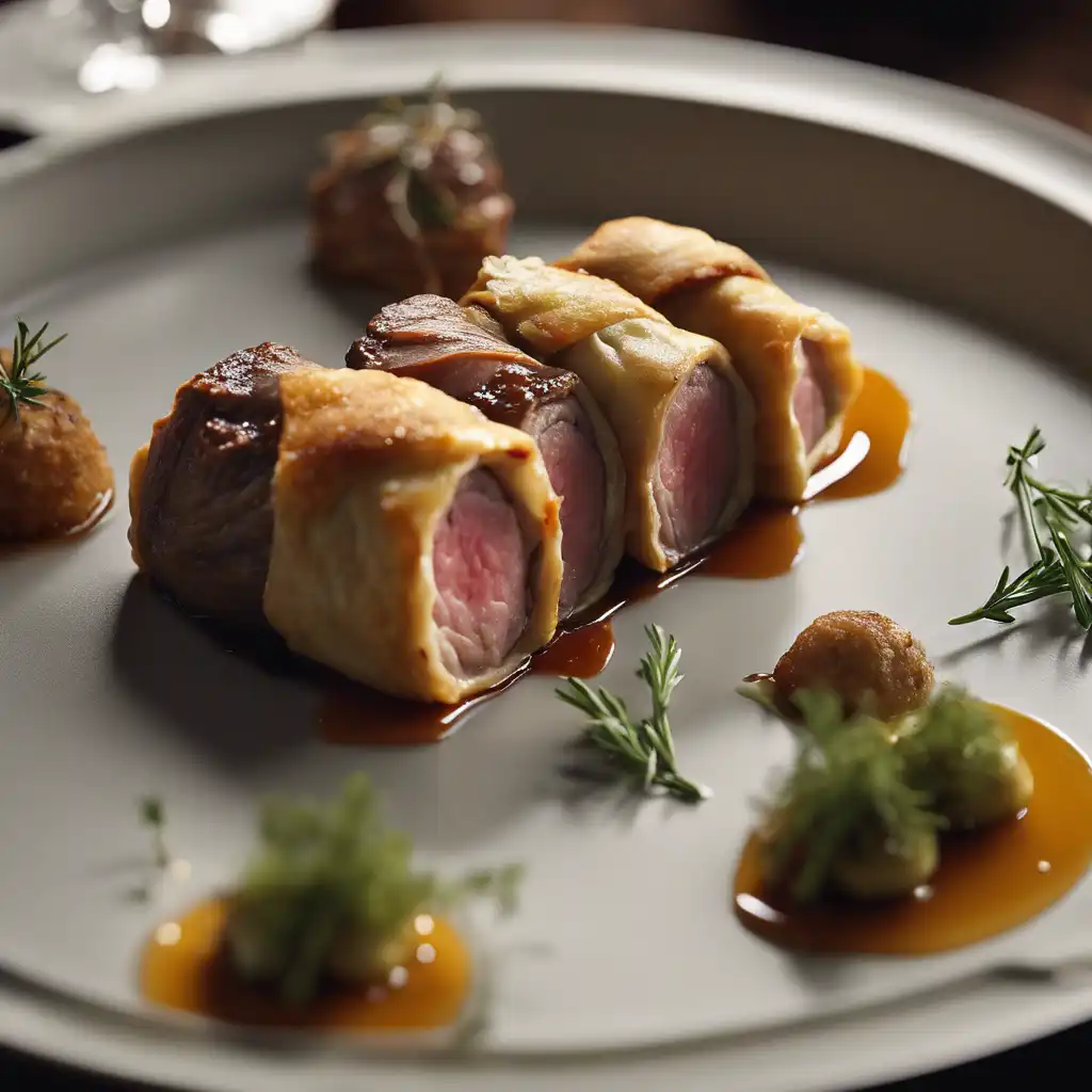 Lamb Loin Wrapped in Pastry