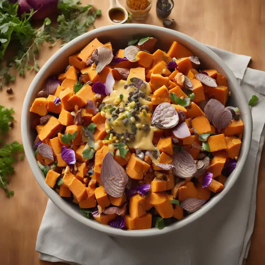 Sweet Potato Salad with Squirrel's Delight