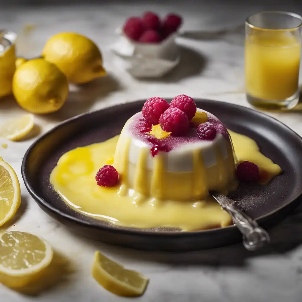 Lemon Pudding with Two Layers