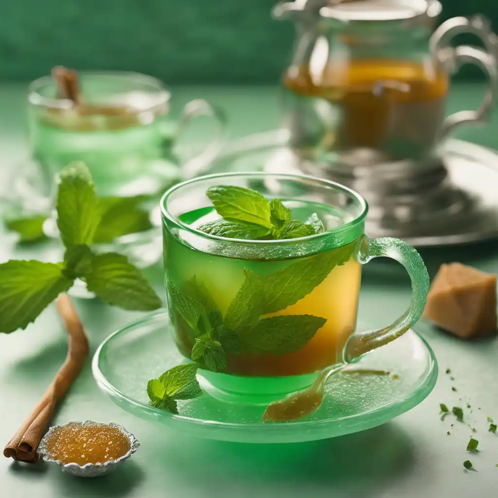 Mint and Caramel Tea