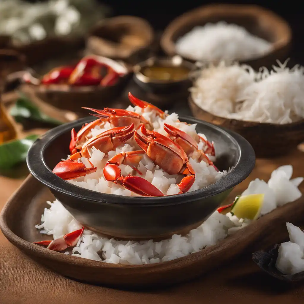 Sweet Crab Meat with Coconut