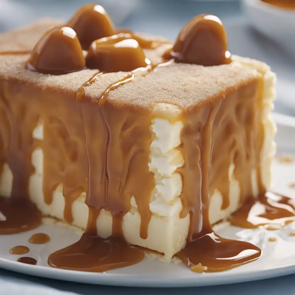 Milk Cake with Caramel Filling