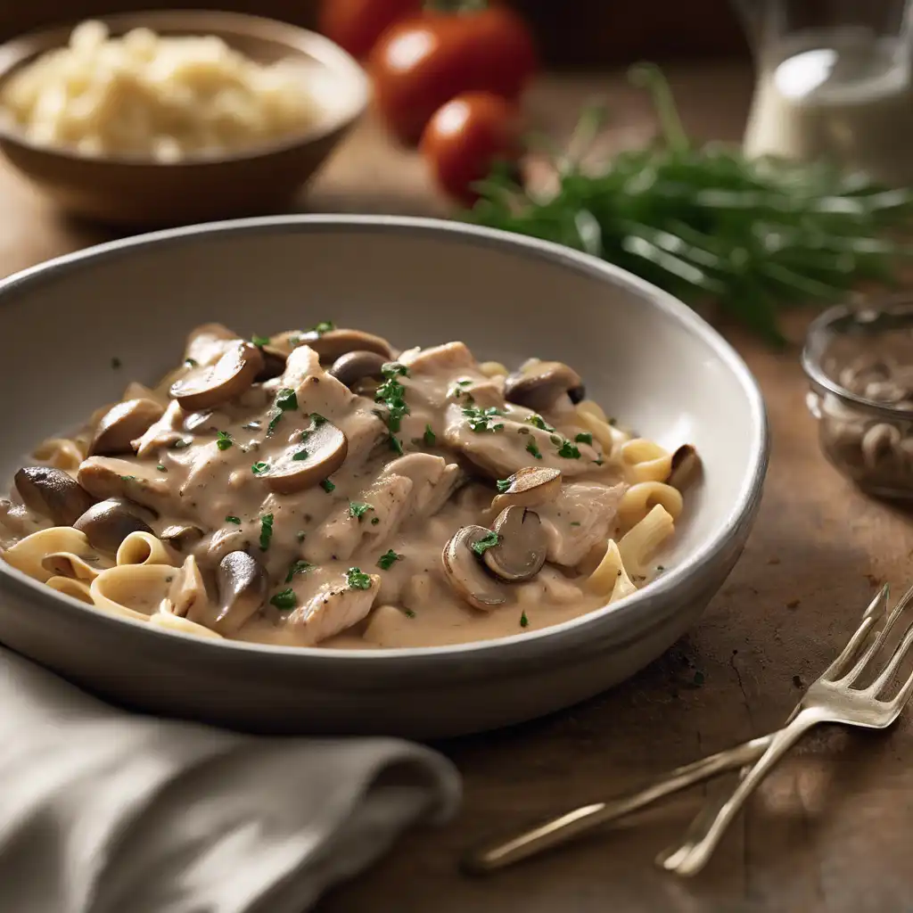 Chicken Stroganoff Light