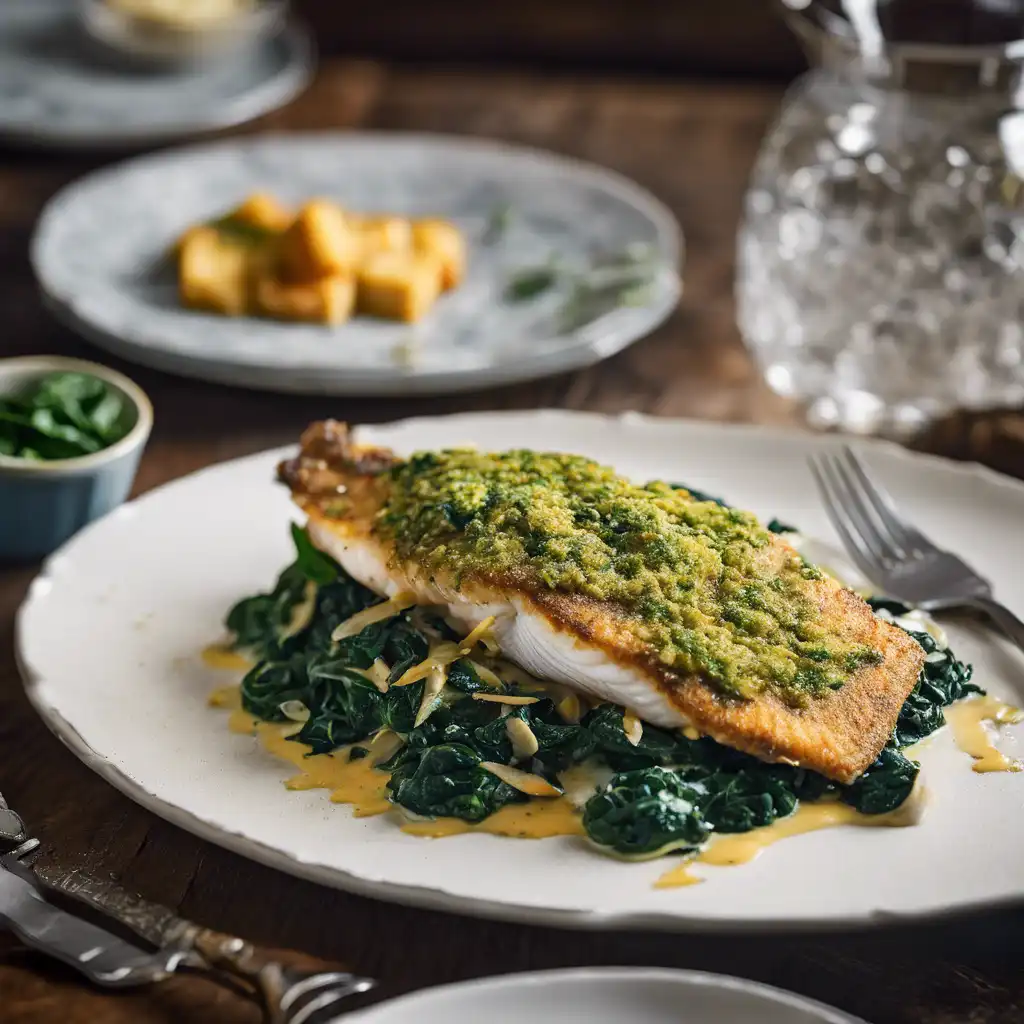Foto de Spinach-Crusted Fish